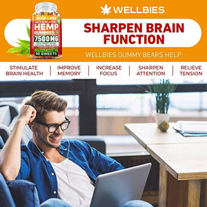 Wellbies Hemp Gummies 7500 MG