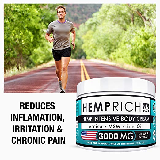 Hemp Cream - 3000 Mg - Made in USA