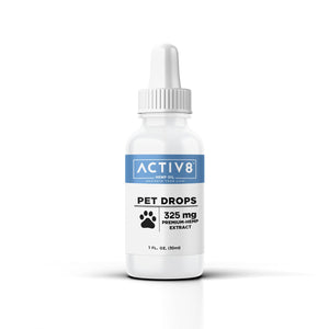 ACTIV8 Pet Drops (325 mg of Hemp Oil)