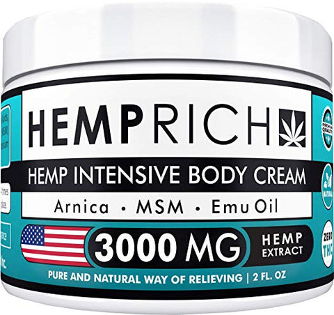 Image of Hemp Cream - 3000 Mg - Made in USA