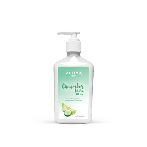 Image of ACTIV8 HEMP Lotion – Cucumber Melon – 250mg Hemp